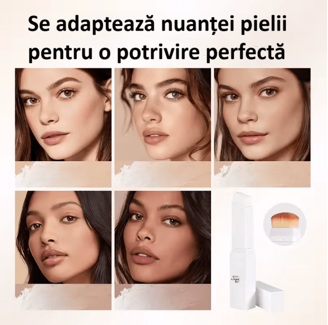 Fond de ten automat care se adaptează oricărui tip de piele – aspect impecabil, fără efect de mască