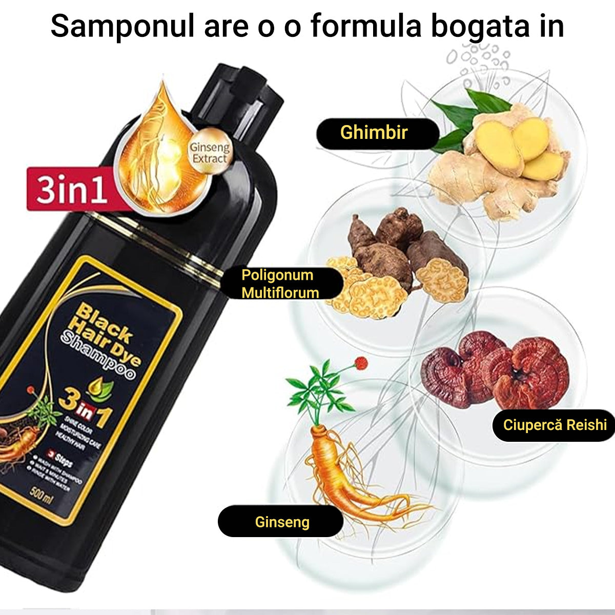 Sampon 3 in 1 ANTI-ÎNCĂRUNȚIRE formula noua 2025